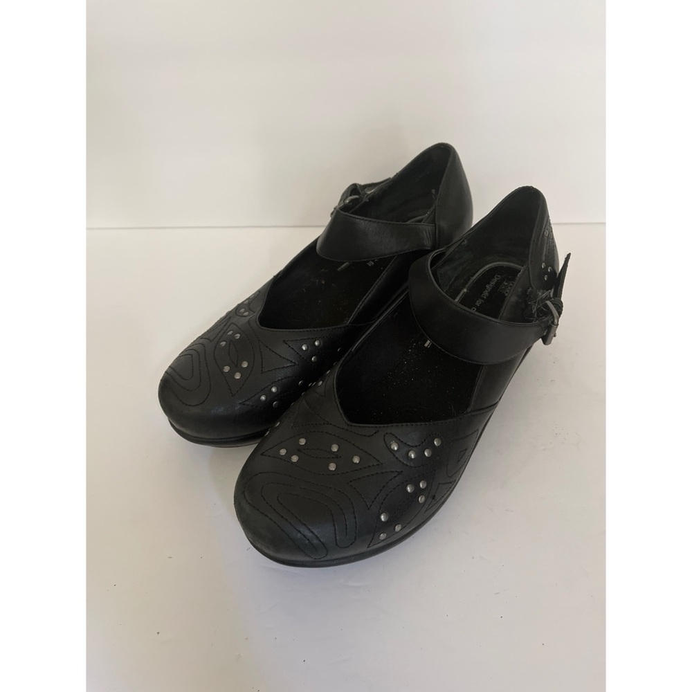 Abeo Cassie Black Heeled Mary Jane’s Women’s Size 9
